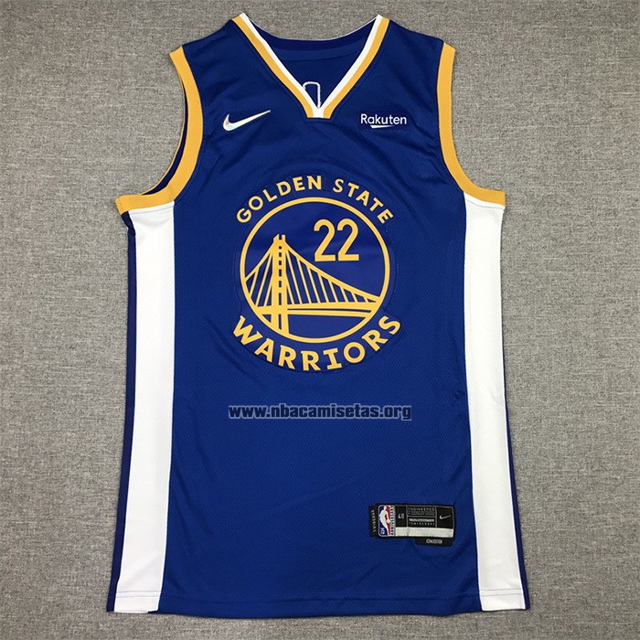 Camiseta Golden State Warriors Andrew Wiggins NO 22 Icon Azul